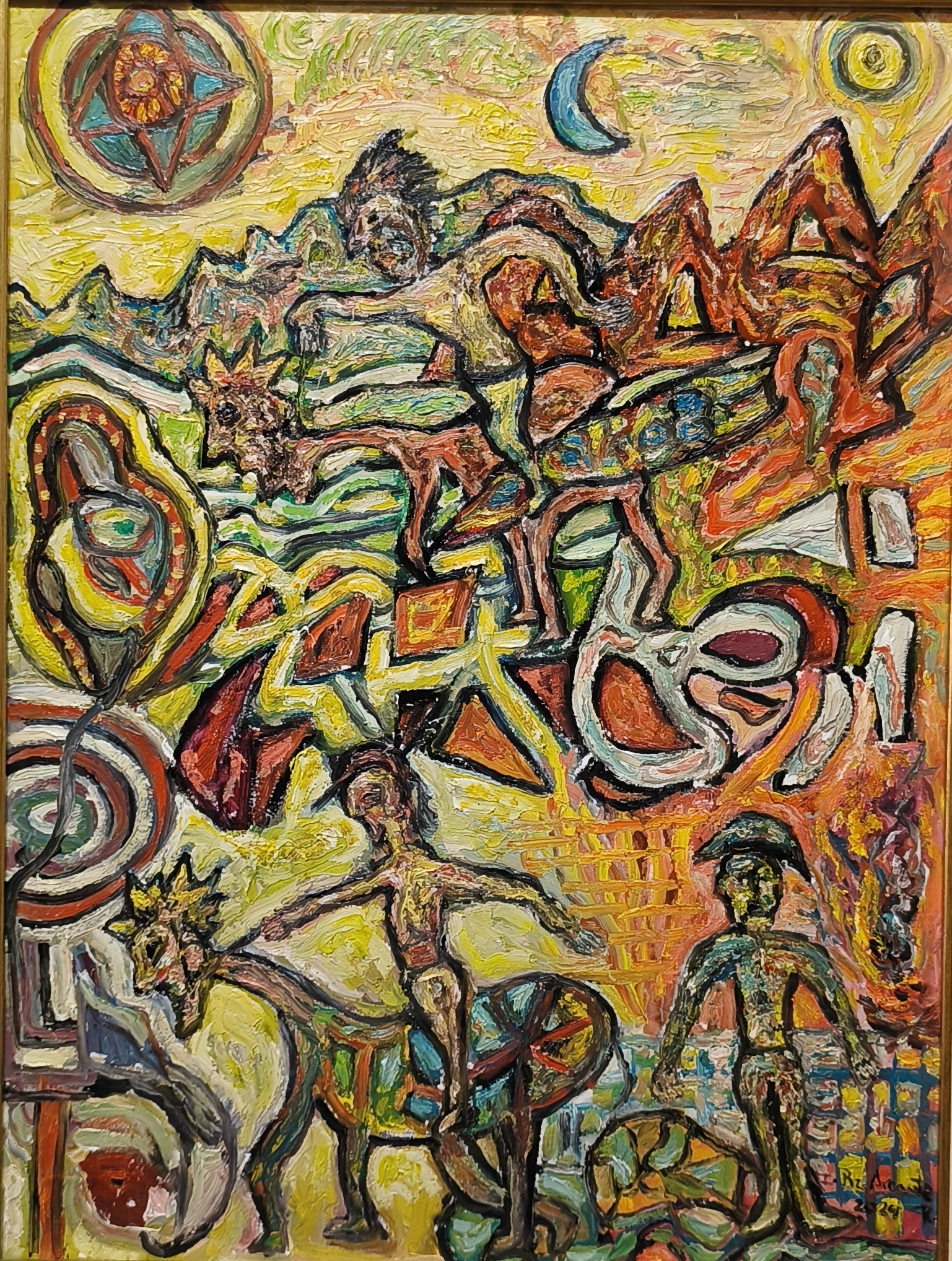 obras, pintura, oleo, cuadro