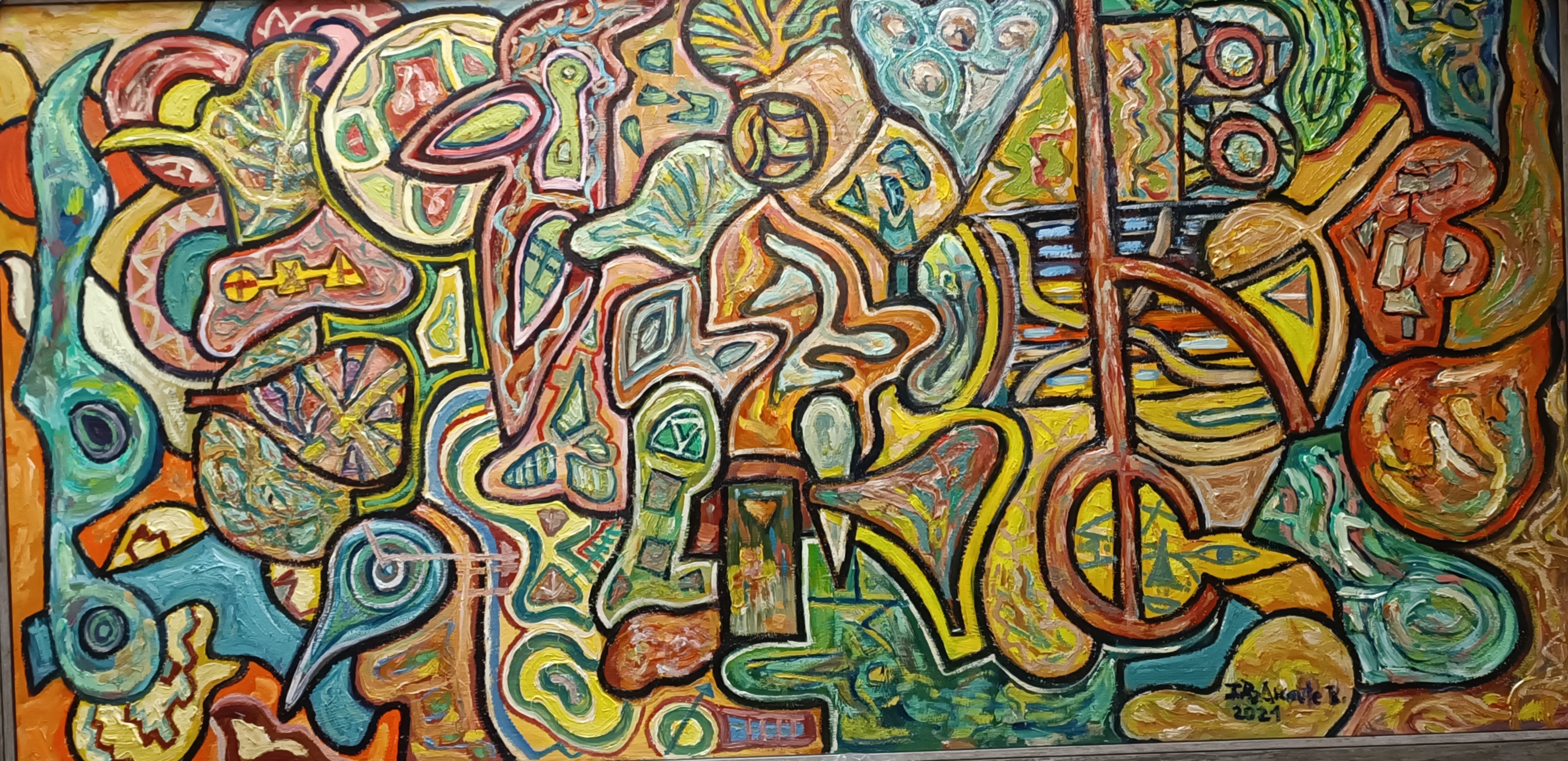 obras, pintura, oleo, cuadro