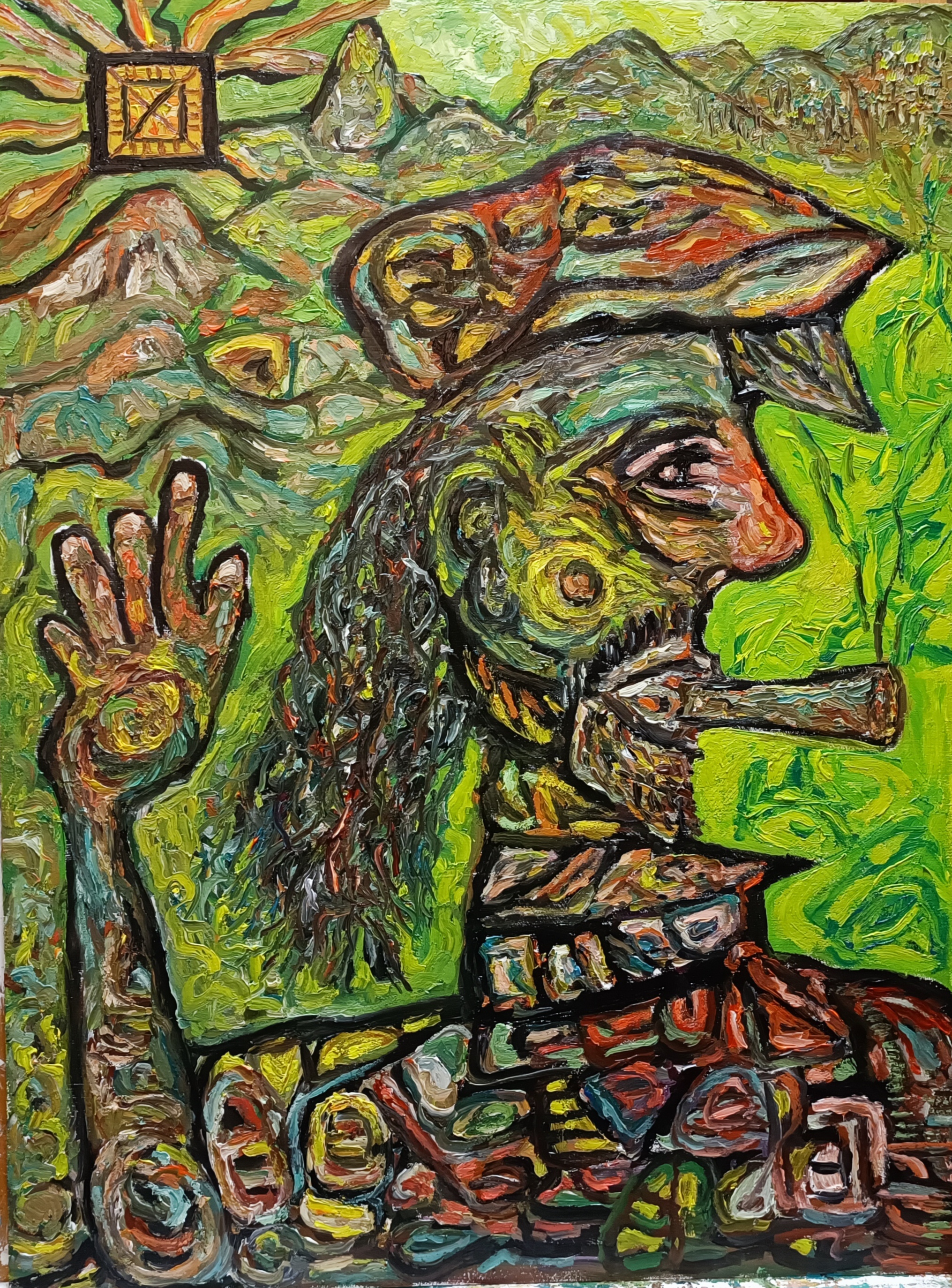 obras, pintura, oleo, cuadro