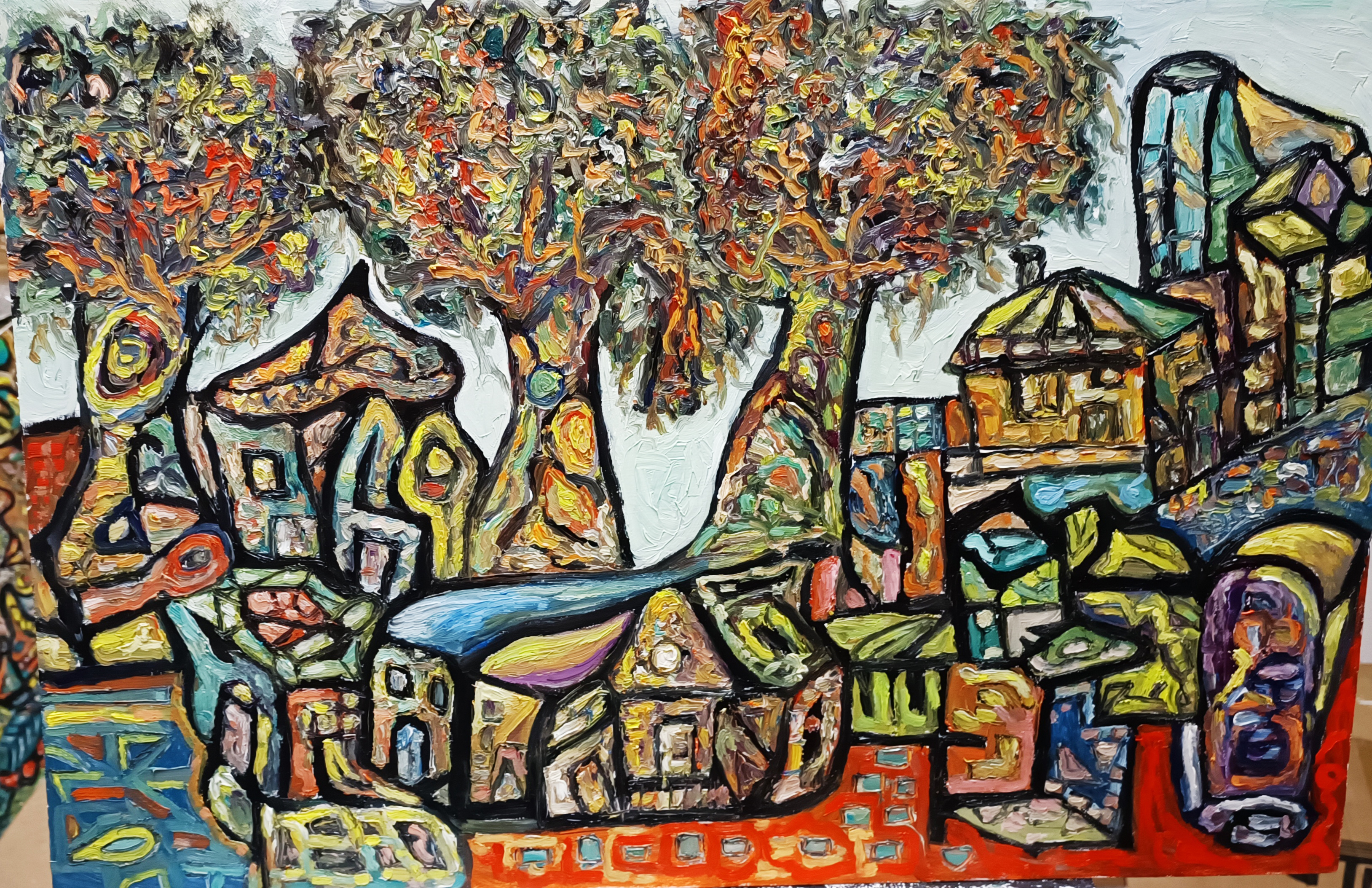 obras, pintura, oleo, cuadro