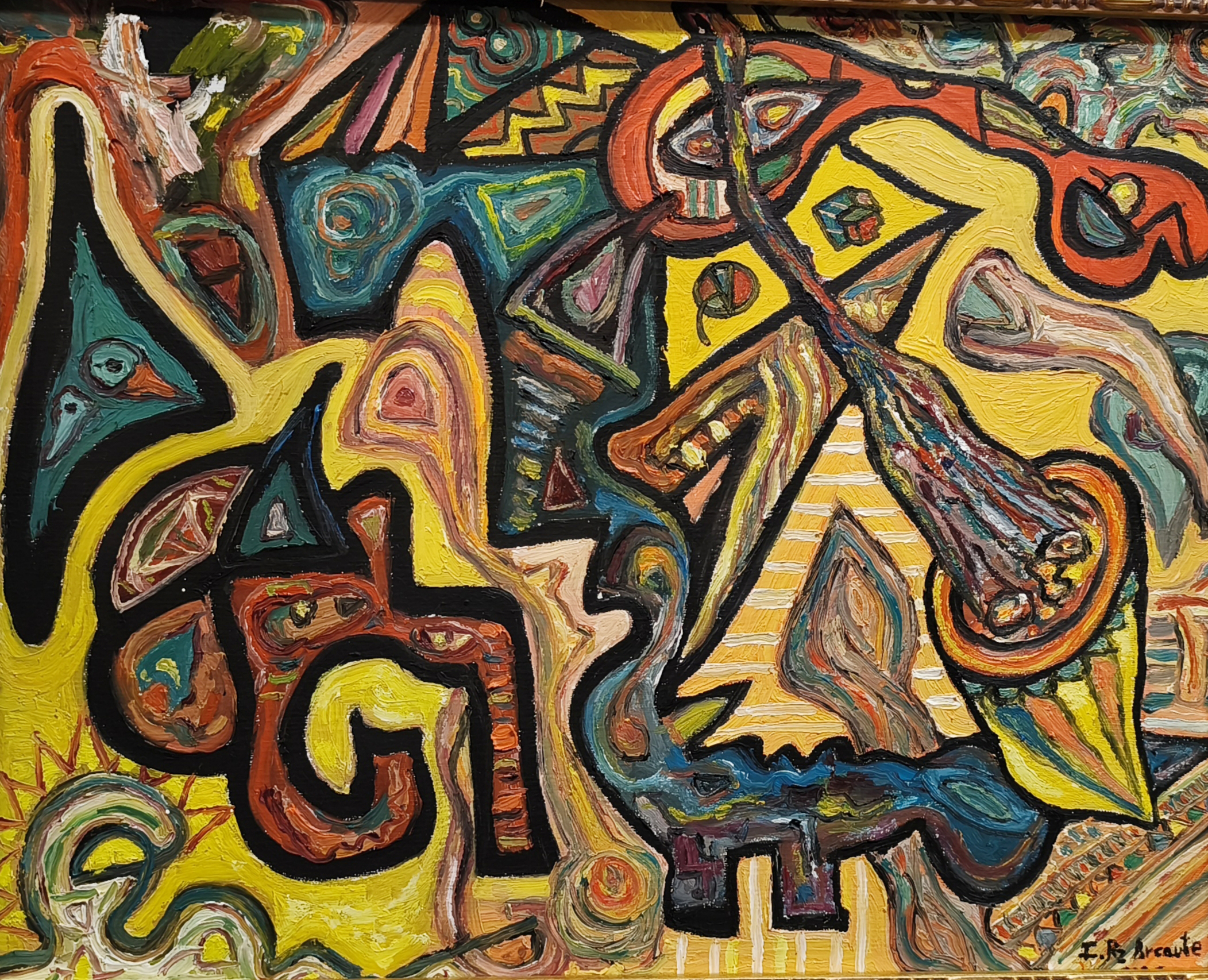obras, pintura, oleo, cuadro