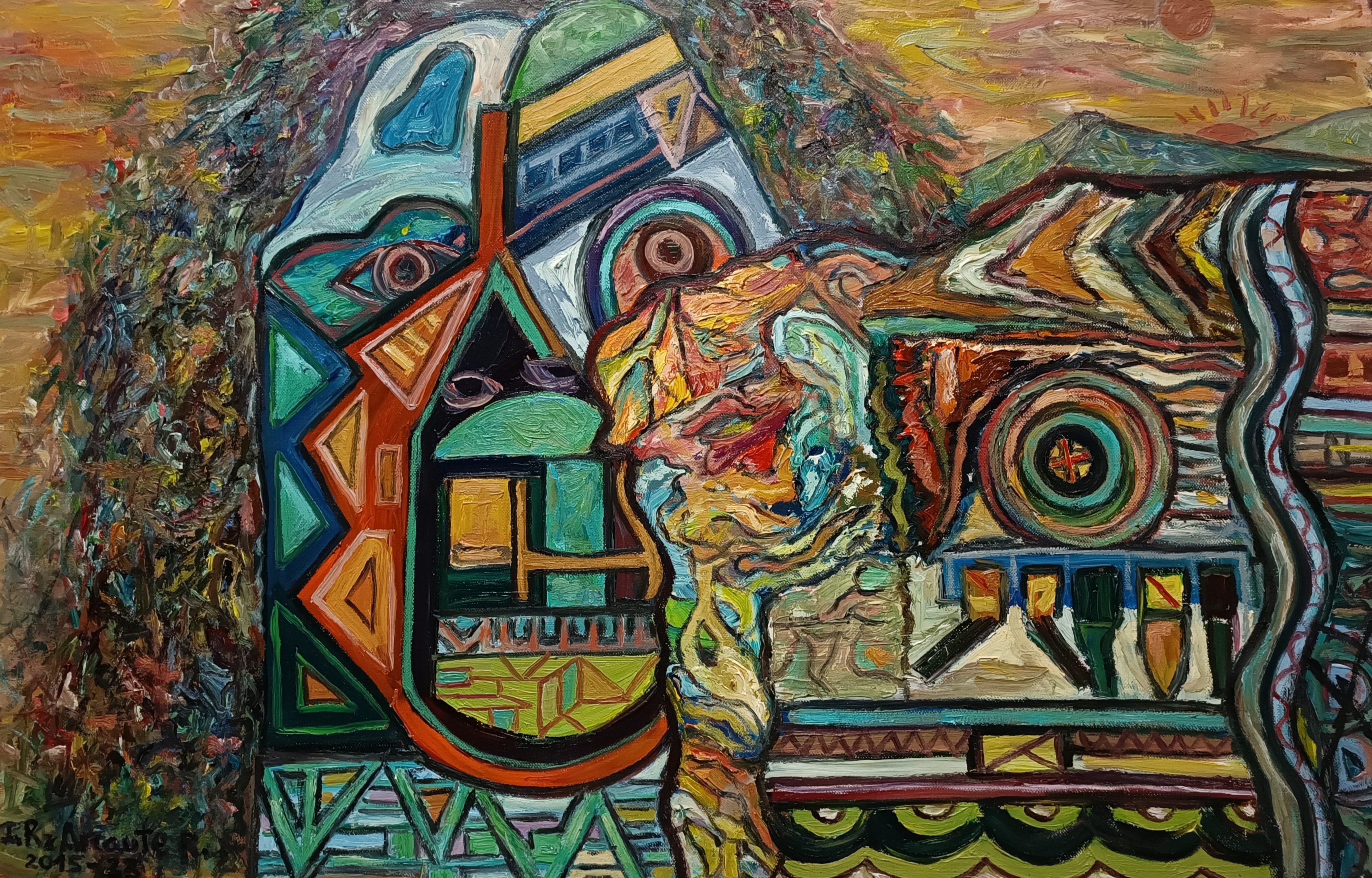 obras, pintura, oleo, cuadro
