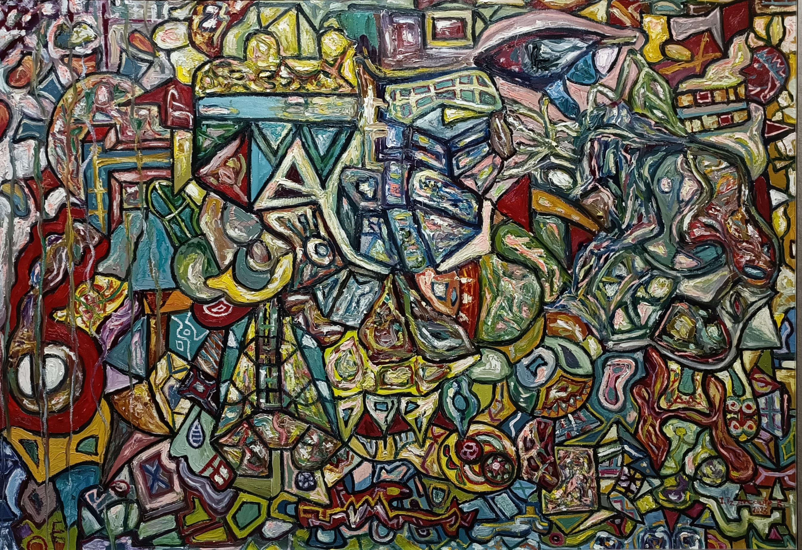 obras, pintura, oleo, cuadro