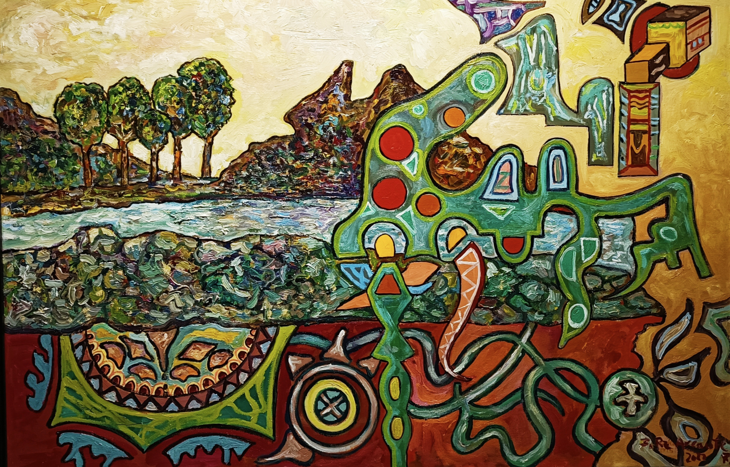 obras, pintura, oleo, cuadro