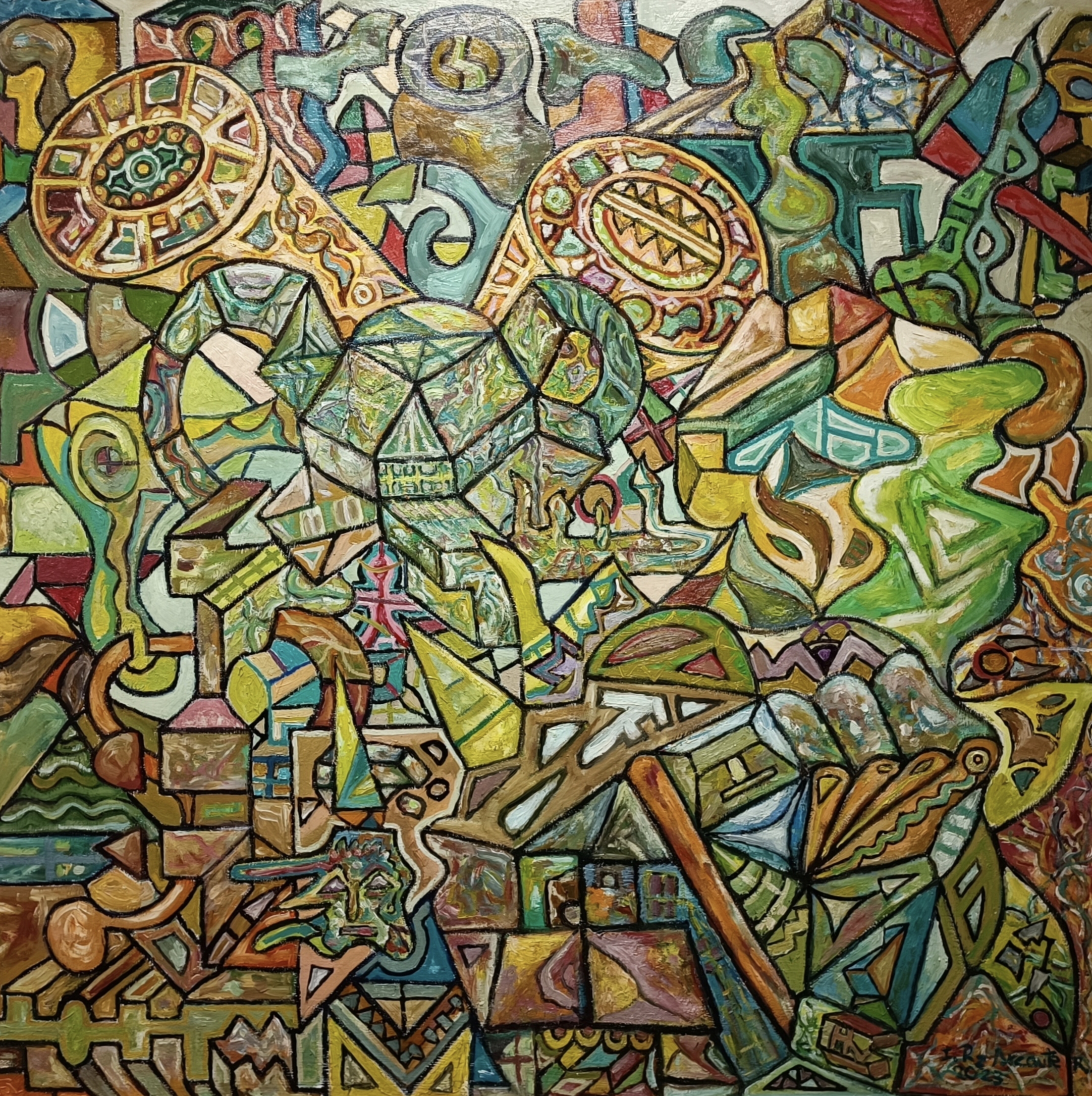 obras, pintura, oleo, cuadro