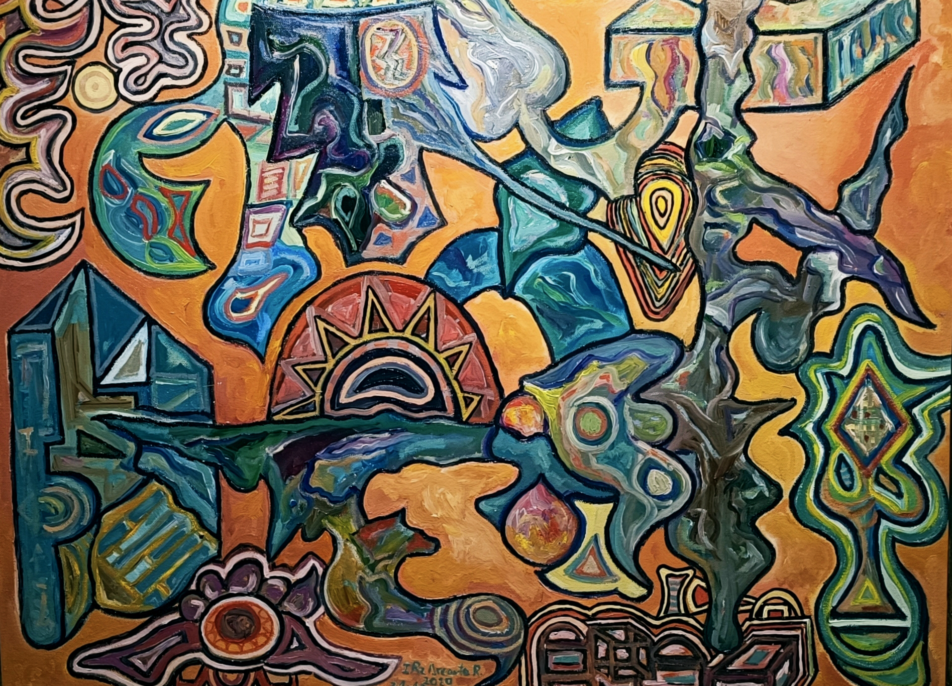obras, pintura, oleo, cuadro