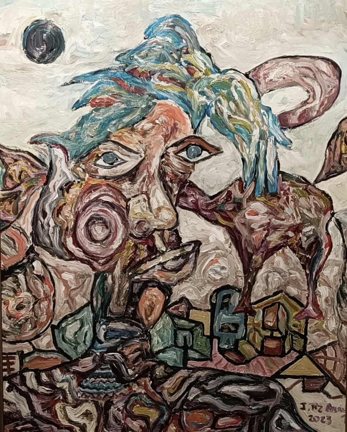obras, pintura, oleo, cuadro