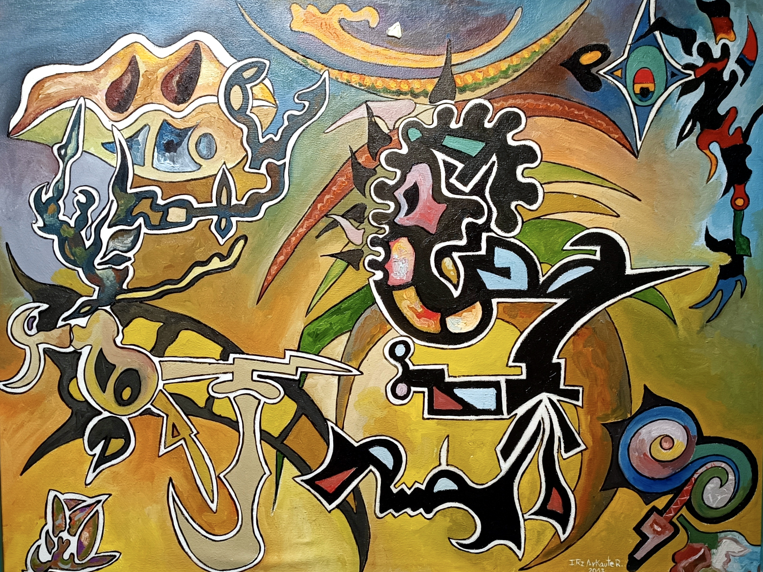 obras, pintura, oleo, cuadro